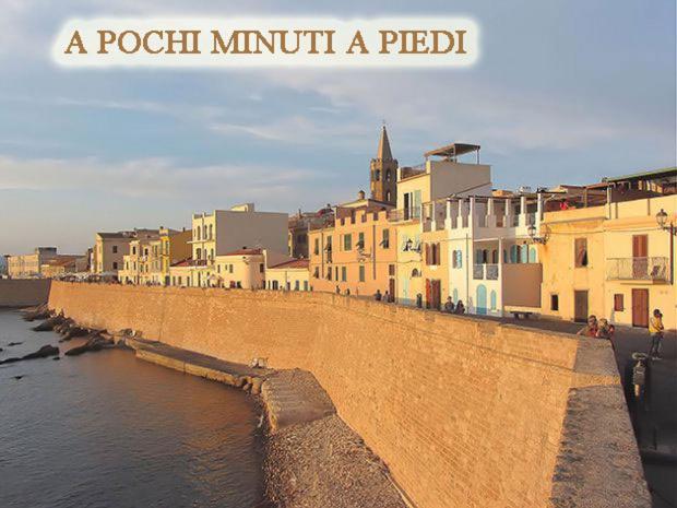 Sette33 Appartamento Centrale Con Terrazzo 2 Camere Vicino Al Centro Storico E Spiagge, Servito Da Negozi E Trasporti Alghero Exterior foto